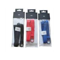 Smycz MINI BMW Ribbon, czarna 80275B32119